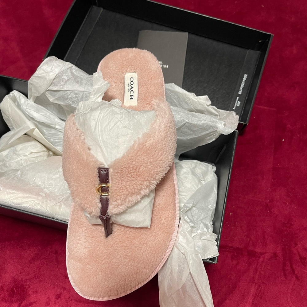 Coach flip flops size 10, never worn - Picture 3 of 8
